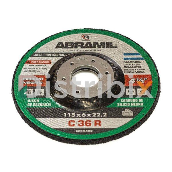 Disco de desbaste ABRAMIL C 36 R para mármol y granito