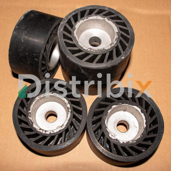 Poleas expansibles de 100mm para lija de banda