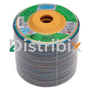 Disco Flap Tyrolit Grano 120 en pack de 10 unidades