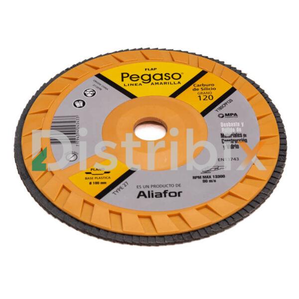 Disco Flap Aliafor 180mm Grano 120 vista frontal
