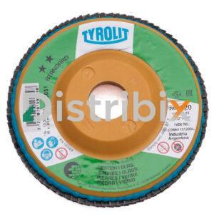 Disco Flap Tyrolit 115mm Grano 120 vista frontal