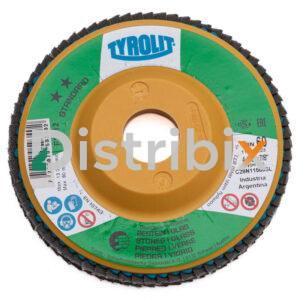 Disco Flap Tyrolit 115mm Grano 60 vista frontal
