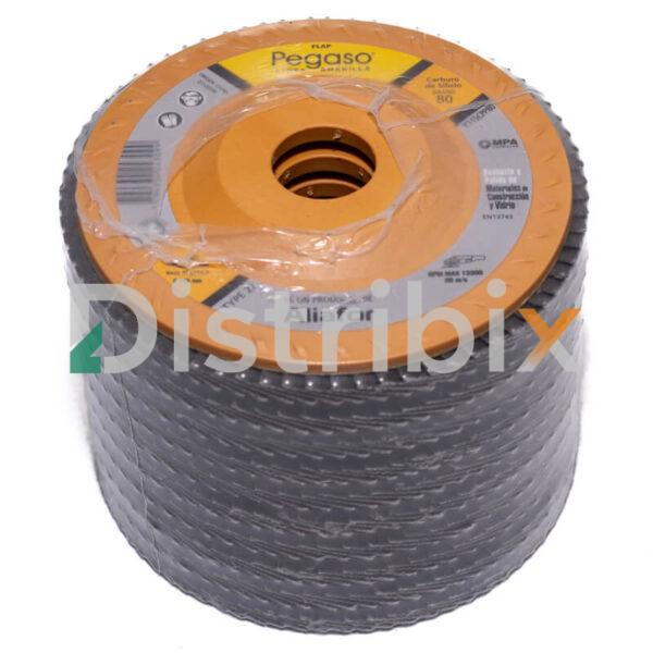 DISCO FLAP 115mm ALIAFOR carburo grano 80