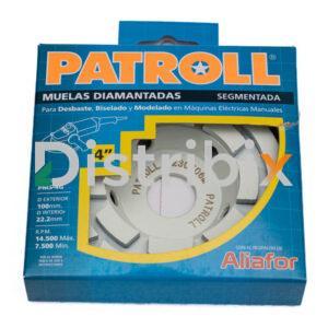 Muela diamantada segmentada Patroll 4"