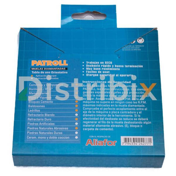 Muela Diamantada Segmentada Patroll 4" - Imagen 2