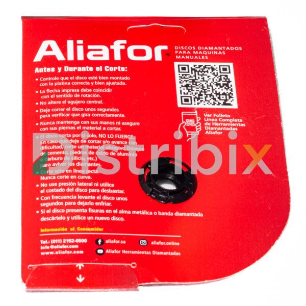 Disco Diamantado Aliafor TRF Turbo Fino 4,5" - Imagen 2