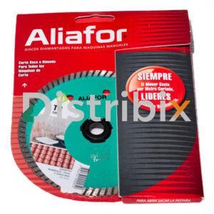 Disco diamantado Aliafor TR Turbo 4.5 pulgadas para cortes en seco y húmedo