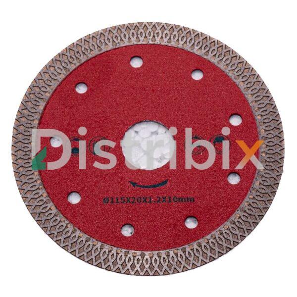Disco Corte 115x20mm Porcelanato vista frontal.