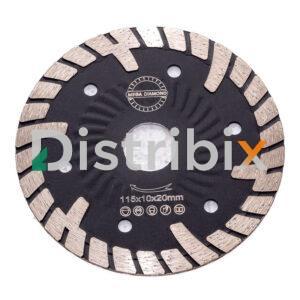 Disco Corte Diamantado MEGA DIAMOND 115 mm visto de frente.