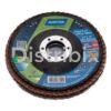 Disco Flap NORTON 115 mm visto de frente.
