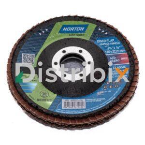 Disco Flap NORTON 115 mm visto de frente.