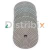 Vista trasera del Pad Diamantado Húmedo 7 Pasos con superficie diamantada.