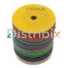 Discos del Pad Esponja 8 Pasos para Pulir 115 mm apilados con todos los números de los pasos.