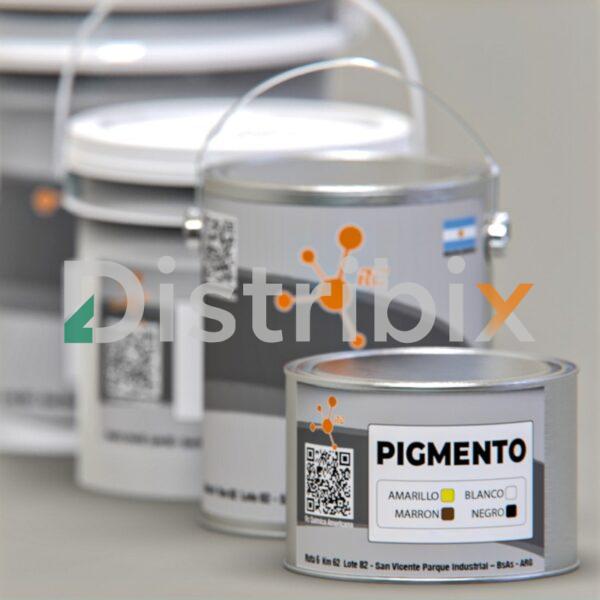Pasta Pigmentada para Adhesivos y Resinas - Foto primer plano de Pigmento para PREGEL color amarillo, marron, blanco y negro.
