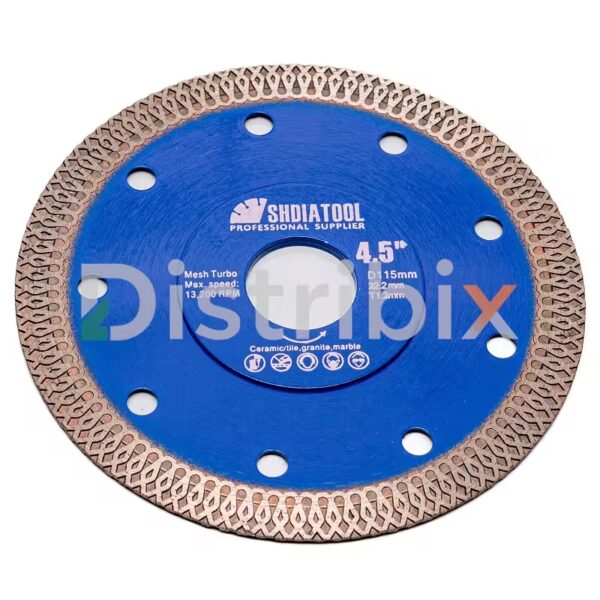 Disco de corte Porcelanato y Dekton 115 x 22.2 x 1.2mm - Alma Reforzada